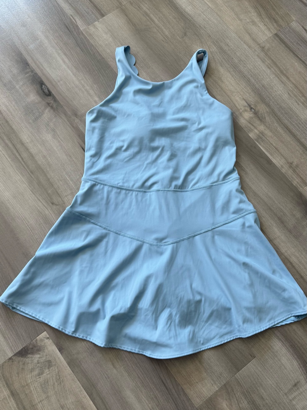 JoyLab Sky Blue Athletic Dress with Built-In Shorts - Picture 6 of 7